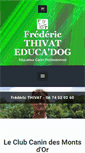 Mobile Screenshot of educateurcaninlyon.fr